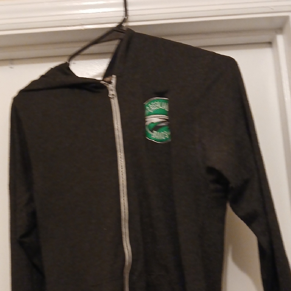 Kids Black Zip-Up Hoodie